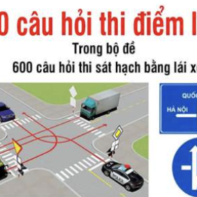 BỘ ĐỀ 60 CÂU HỎI ĐIỂM LIỆT THI BẰNG LÁI ÔTÔ B-C